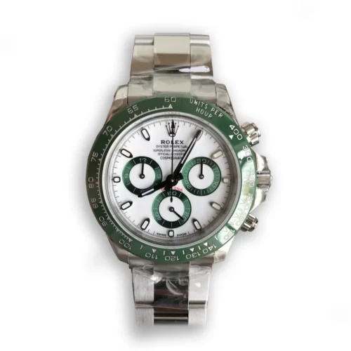 Replica Rolex Super Universe Chronograph Daytona 116500 Green Bezel - Best shop to buy a Fake Rolex