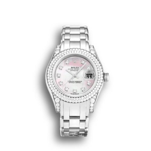 Replica Rolex Pearlmaster 36mm Dial Pink Mother of Pearl 80359 - Best shop to buy a Fake Rolex