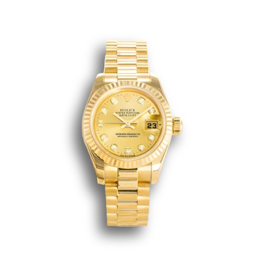 Replica Rolex Datejust 179178 26mm Gold Dial - Best shop to buy a Fake Rolex