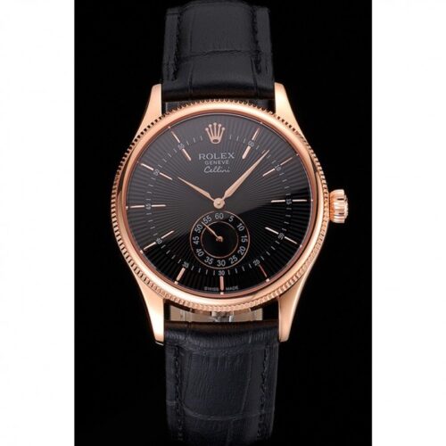 Replica Rolex Cellini 38mm Black Dial REP016792 - Best shop to buy a Fake Rolex