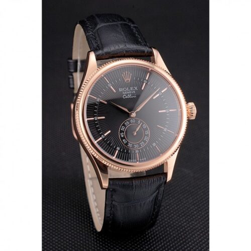 Replica Rolex Cellini 38mm Black Dial REP016792 - Best shop to buy a Fake Rolex