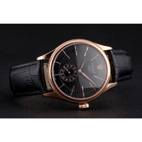Replica Rolex Cellini 38mm Black Dial REP016792 - Best shop to buy a Fake Rolex