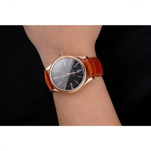 Replica Rolex Cellini 38mm Black Dial REP016794 - Best shop to buy a Fake Rolex