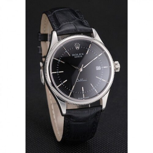 Replica Rolex Cellini 38mm Black Dial REP016796 - Best shop to buy a Fake Rolex