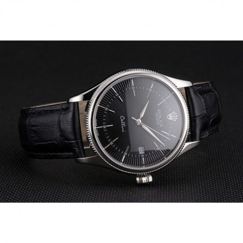 Replica Rolex Cellini 38mm Black Dial REP016796 - Best shop to buy a Fake Rolex