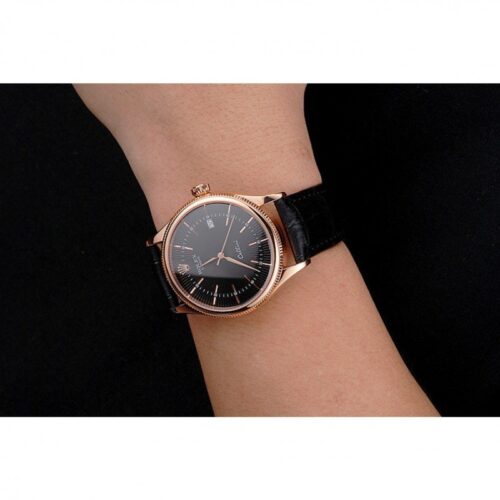 Replica Rolex Cellini 38mm Black Dial REP016799 - Best shop to buy a Fake Rolex