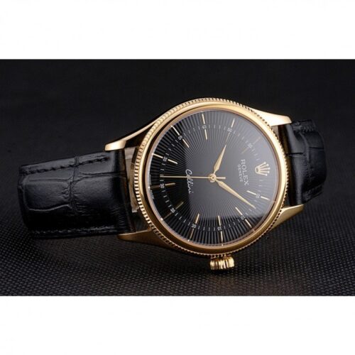 Replica Rolex Cellini 38mm Black Dial REP016803 - Best shop to buy a Fake Rolex
