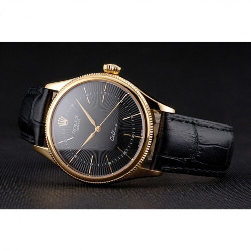 Replica Rolex Cellini 38mm Black Dial REP016803 - Best shop to buy a Fake Rolex