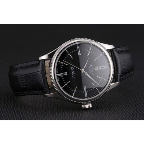 Replica Rolex Cellini 38mm Black Dial REP016804 - Best shop to buy a Fake Rolex