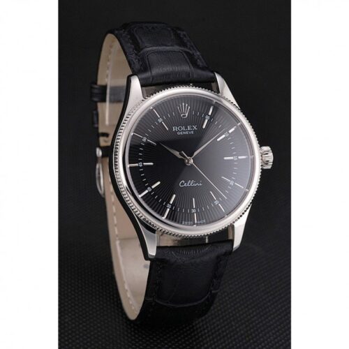 Replica Rolex Cellini 38mm Black Dial REP016809 - Best shop to buy a Fake Rolex