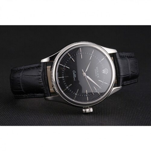 Replica Rolex Cellini 38mm Black Dial REP016809 - Best shop to buy a Fake Rolex