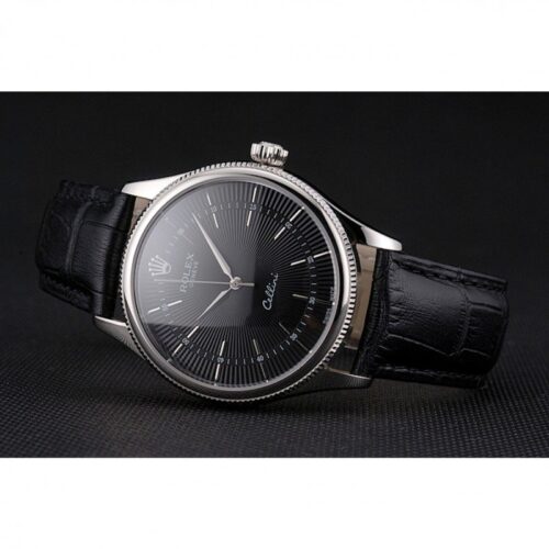 Replica Rolex Cellini 38mm Black Dial REP016809 - Best shop to buy a Fake Rolex