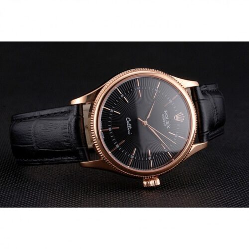 Replica Rolex Cellini 38mm Black Dial REP016815 - Best shop to buy a Fake Rolex