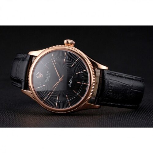 Replica Rolex Cellini 38mm Black Dial REP016815 - Best shop to buy a Fake Rolex
