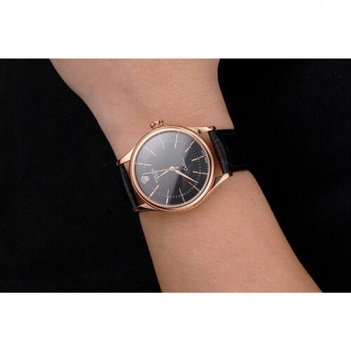 Replica Rolex Cellini 38mm Black Dial REP016815 - Best shop to buy a Fake Rolex