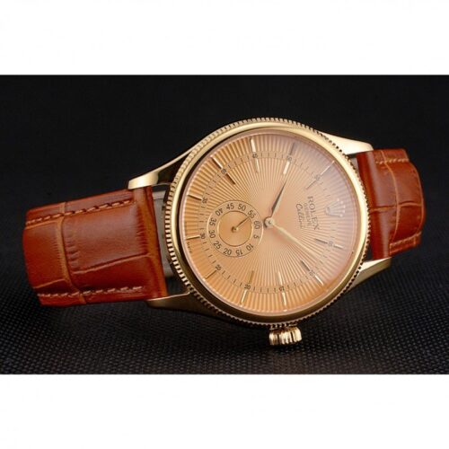 Replica Rolex Cellini 38mm Gold Dial REP016789 - Best shop to buy a Fake Rolex