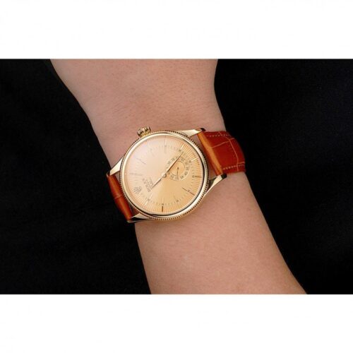 Replica Rolex Cellini 38mm Gold Dial REP016789 - Best shop to buy a Fake Rolex