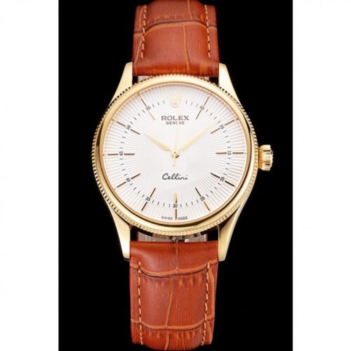 Replica Rolex Cellini 38mm White Dial REP016793 - Best shop to buy a Fake Rolex