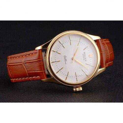 Replica Rolex Cellini 38mm White Dial REP016793 - Best shop to buy a Fake Rolex