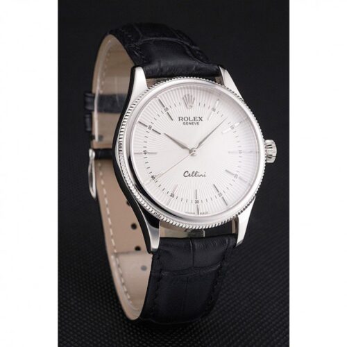 Replica Rolex Cellini 38mm White Dial REP016805 - Best shop to buy a Fake Rolex