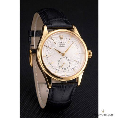 Replica Rolex Cellini 38mm White Dial REP016810 - premium Rolex fake