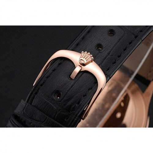 Replica Rolex Cellini 39mm Black Dial 622656 - Best shop to buy a Fake Rolex