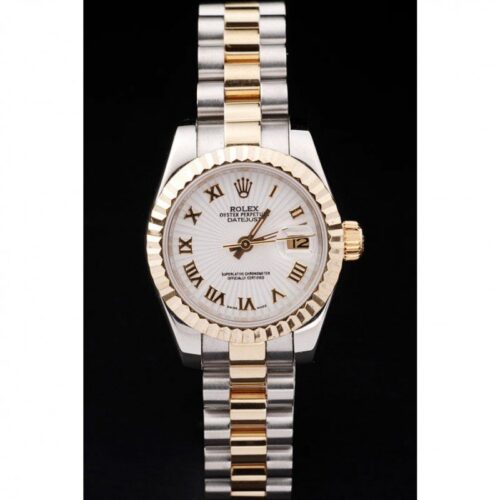 Replica Rolex Datejust 26mm White Dial SRL104 - Best shop to buy a Fake Rolex
