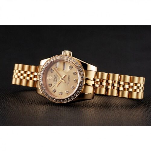 Replica Rolex Datejust 28mm Gold Dial 1454096 - Best shop to buy a Fake Rolex