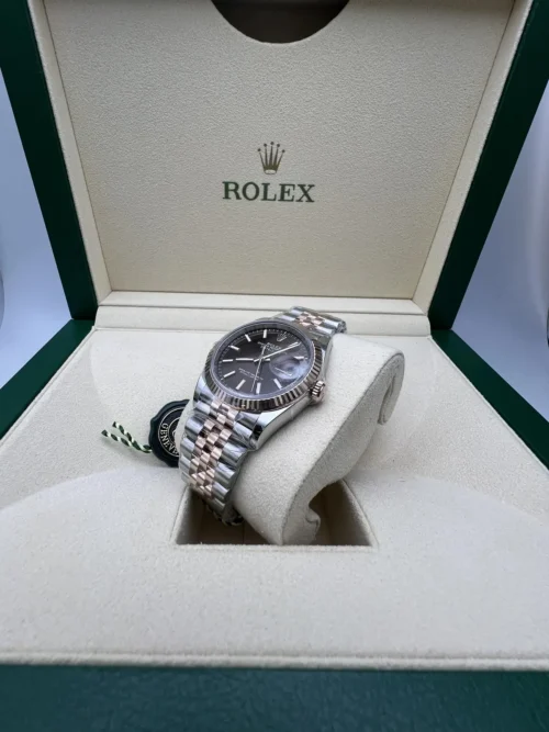 Replica Rolex Datejust 36 mm Chocolate Dial 126231 - Best shop to buy a Fake Rolex