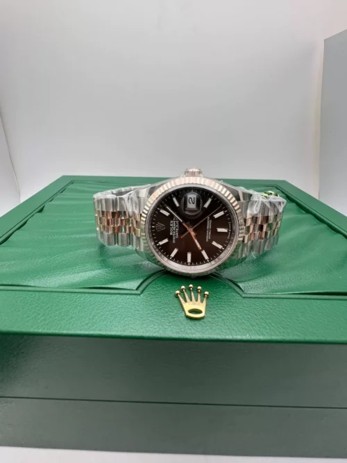 Replica Rolex Datejust 36 mm Chocolate Dial 126231 - Best shop to buy a Fake Rolex