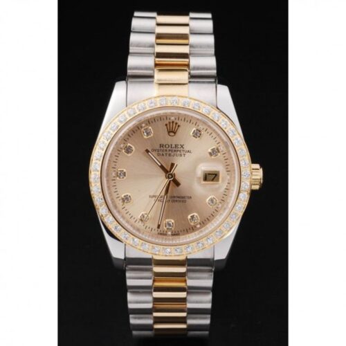 Replica Rolex Datejust 36mm Gold Dial SRL40 - Best shop to buy a Fake Rolex