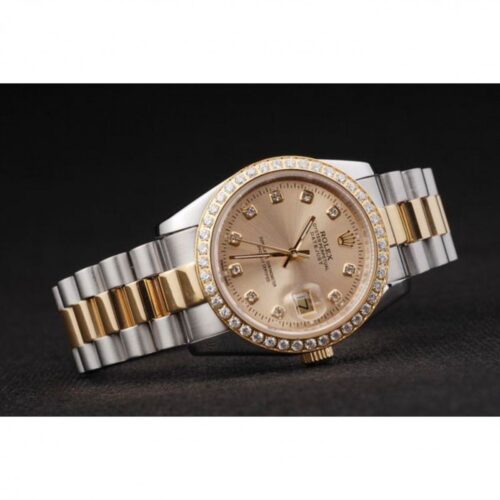 Replica Rolex Datejust 36mm Gold Dial SRL40 - Best shop to buy a Fake Rolex