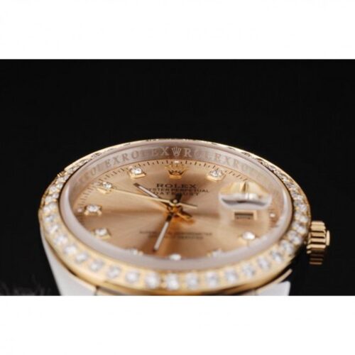 Replica Rolex Datejust 36mm Gold Dial SRL40 - Best shop to buy a Fake Rolex