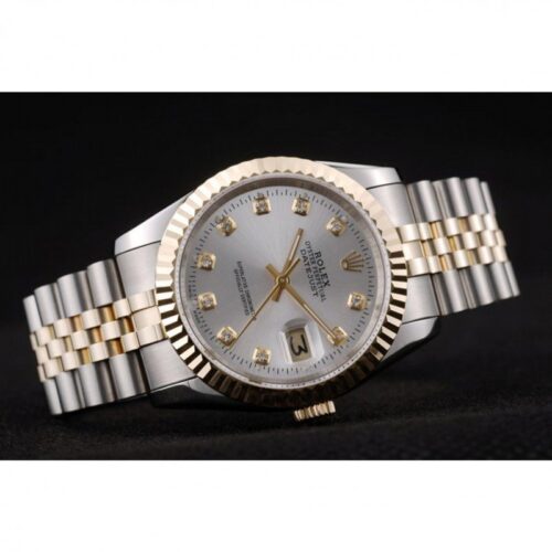 Replica Rolex Datejust 36mm White Dial SRL10 - Best shop to buy a Fake Rolex