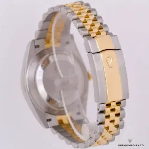 Jubilee bracelet two-tone links and fold-over Crownclasp