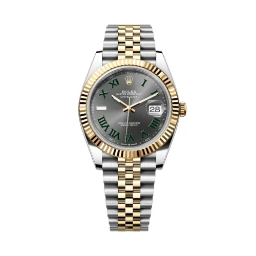 Replica Rolex Datejust 41mm Rhodium Dial 126333 "Wimbledon" Flutted / Jubilee - Best shop to buy a Fake Rolex