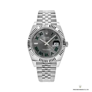 Replica Rolex Datejust 41mm Rhodium Dial 126334 "Wimbledon" Flutted / Jubilee - high-end Rolex imitation