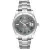 Replica Rolex Datejust 41mm Rhodium Dial 126334 "Wimbledon" Flutted / Oyster - Best shop to buy a Fake Rolex