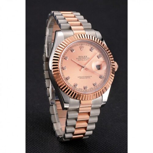 Replica Rolex Datejust 41mm Rose-Gold Dial REP016816 - Best shop to buy a Fake Rolex