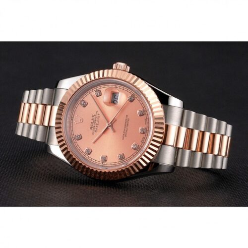 Replica Rolex Datejust 41mm Rose-Gold Dial REP016816 - Best shop to buy a Fake Rolex