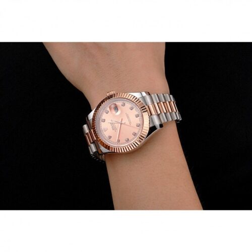 Replica Rolex Datejust 41mm Rose-Gold Dial REP016816 - Best shop to buy a Fake Rolex