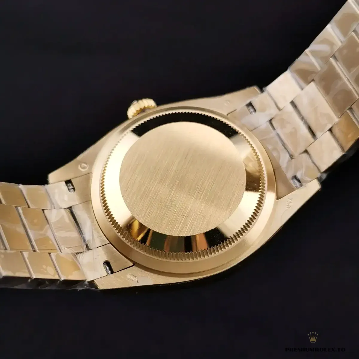 Replica Rolex Day-Date 128238 36mm Green Dial Yellow Gold - Image 8