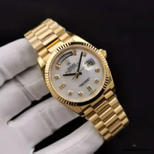 Crown detail on 228239 with Rolex coronet engraving