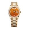 Replica Rolex Day-Date 36 mm Carnelian Dial 128348RBR - Best shop to buy a Fake Rolex