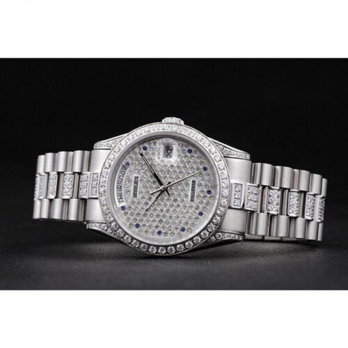 Replica Rolex Day-Date 37mm Diamond Dial 621612 - Best shop to buy a Fake Rolex
