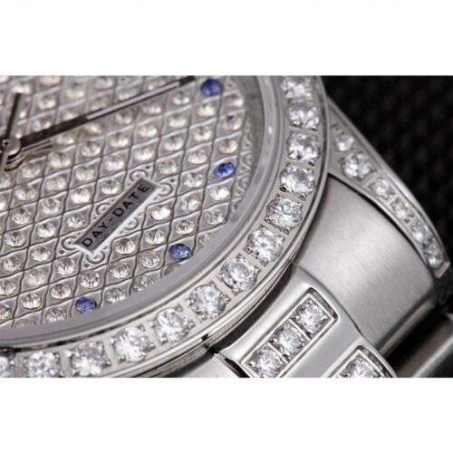 Replica Rolex Day-Date 37mm Diamond Dial 621612 - Best shop to buy a Fake Rolex