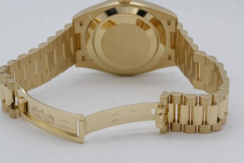 Replica Rolex Day-Date 40 mm Black Dial 228238 - Best shop to buy a Fake Rolex