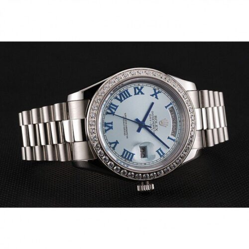 Replica Rolex Day-Date 41mm Blue Dial 1453962 - Best shop to buy a Fake Rolex