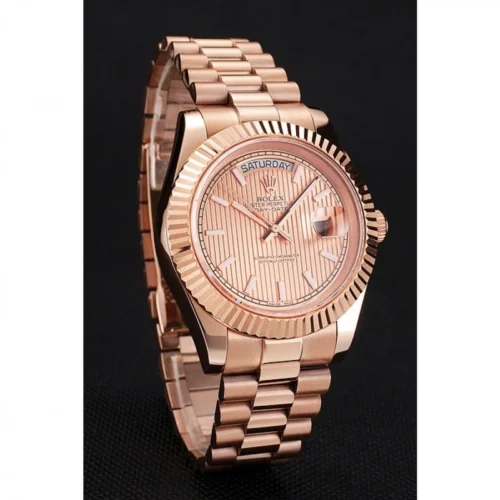Replica Rolex Day-Date 41mm Rose-Gold Dial REP016823 - Best shop to buy a Fake Rolex