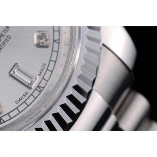 Replica Rolex Day-Date 41mm Silver Dial 41995 - Best shop to buy a Fake Rolex